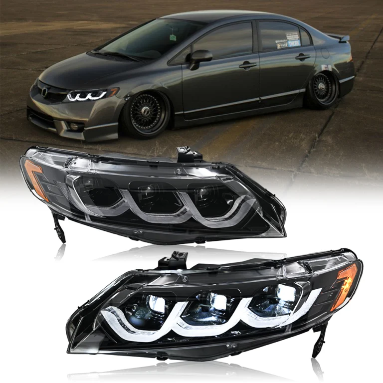 Honda Civic Headlights SY-A284 For Honda Civic (2006–2011) Head Lamp - Detail View