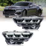 Ford Mustang Headlights Ford-A511-H For Ford Mustang (2024+) Head Lamp (OE Style) - Product Gallery Thumbnail 2