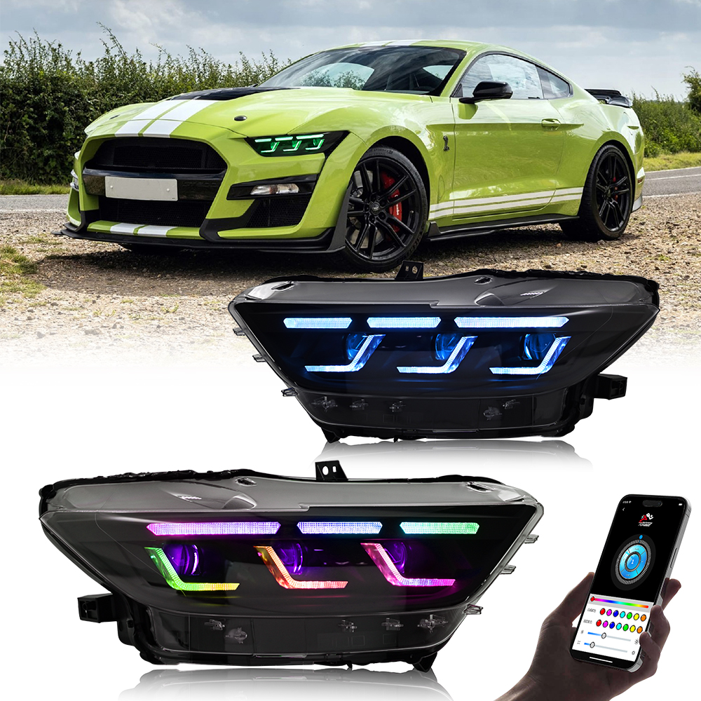Mustang RGB Headlights