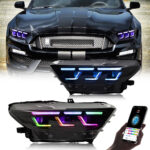 Fari Ford Mustang RGB Ford-A201-RGB Per Ford Mustang (2015–2017) Lampada frontale - Miniatura della galleria del prodotto 5
