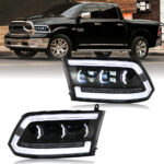 Dodge RAM Headlights TT-RAM-A207-4T / TT-RAM-A207-4T-S For RAM 1500 (2009–2018) / 2500 (2010–2018) Lampu Kepala - Gambar Kecil Galeri Produk 12