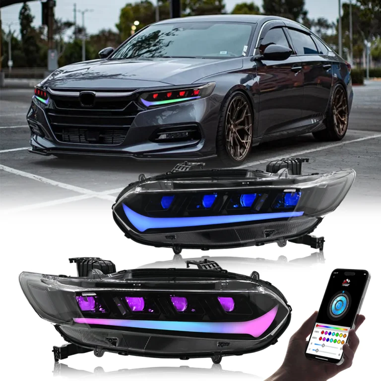 Honda Accord Headlights TT-YG-A150B / TT-YG-A150B-E / TT-YG-A150B-RGB For Honda Accord (2018–2021) Head Lamp - Detail View
