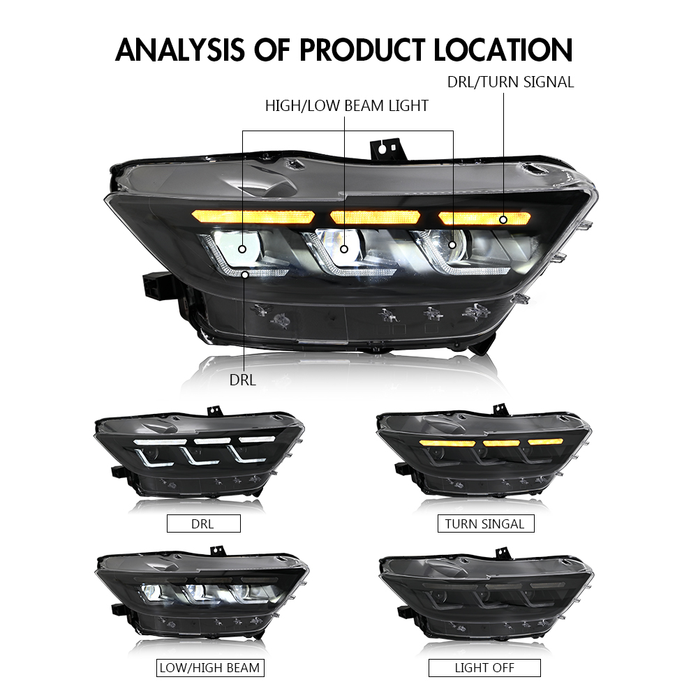 Mustang Headlights