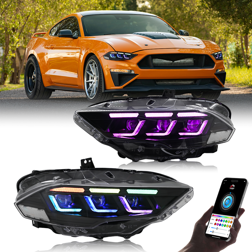 Mustang RGB Headlights
