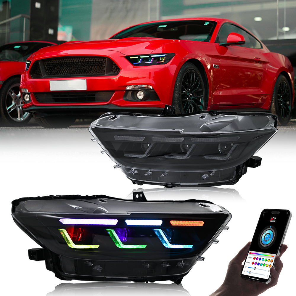 Mustang RGB Headlights