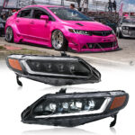 Honda Civic Headlights SY-A285 For Honda Civic (2006–2011) Lampu Kepala - Gambar Kecil Galeri Produk 6