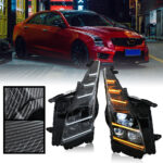 Cadillac ATS Headlights ATS-A144B-T For Cadillac ATS / ATS-L (2013–2019) - Gambar Kecil Galeri Produk 4