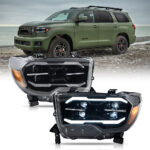Toyota Tundra / Sequoia Headlights TT-A283-A For Toyota Tundra (2007-2013) / Sequoia (2008-2021) مصباح الرأس - صورة مصغرة لمعرض المنتجات 6
