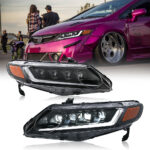 Honda Civic Headlights SY-A285 For Honda Civic (2006–2011) Lampu Kepala - Gambar Kecil Galeri Produk 7