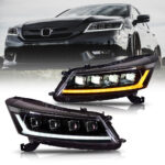 Faros delanteros Honda Accord TT-YG-A165 / TT-YG-A165-E para Honda Accord (2008–2012) Lámpara de cabeza - Miniatura de la galería de productos 5