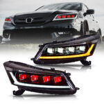 Faros delanteros Honda Accord TT-YG-A165 / TT-YG-A165-E para Honda Accord (2008–2012) Lámpara de cabeza - Miniatura de la galería de productos 2