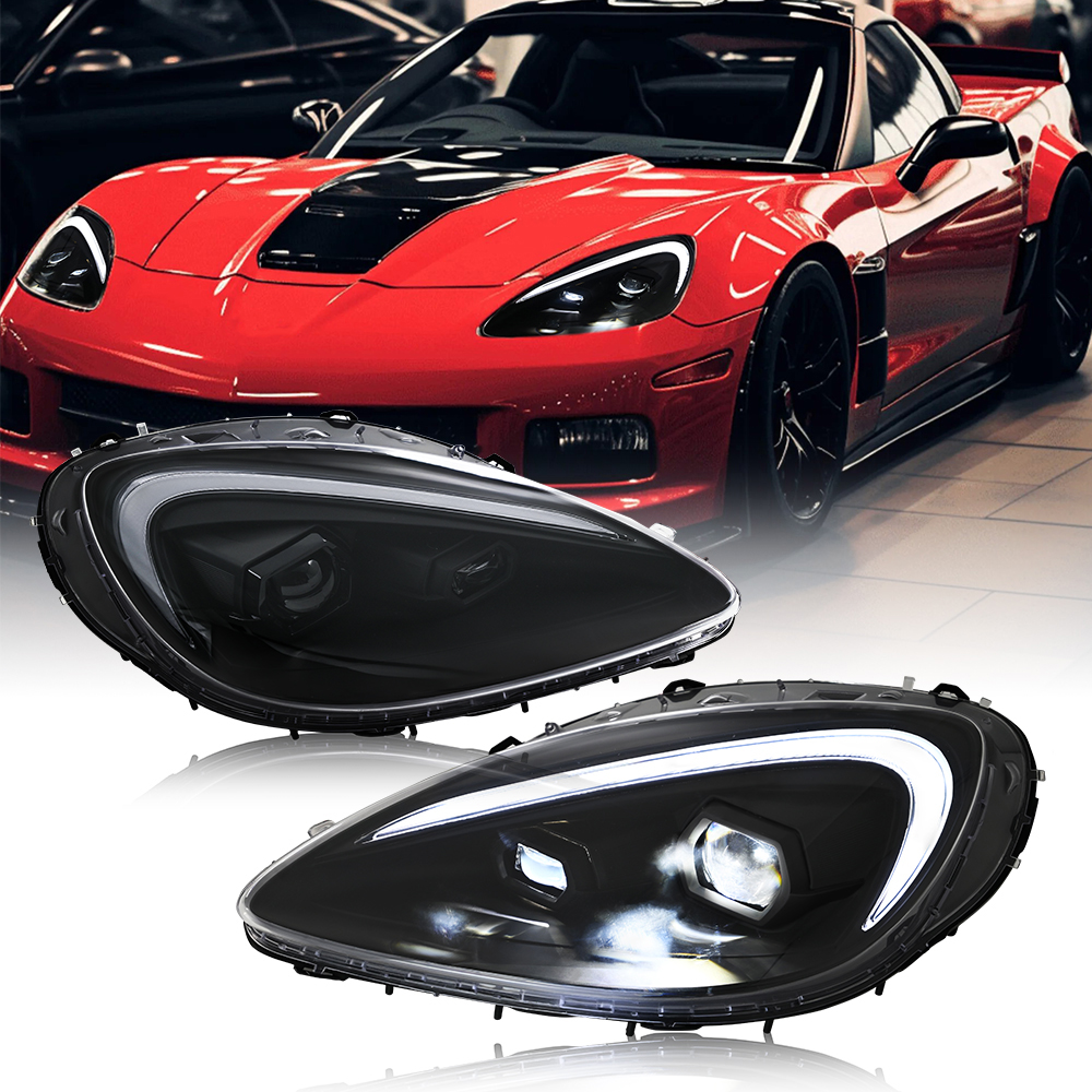 Chevrolet Corvette Headlights C6-A205 For Chevy Corvette C6 (2005–2013) Head Lamp - View 8