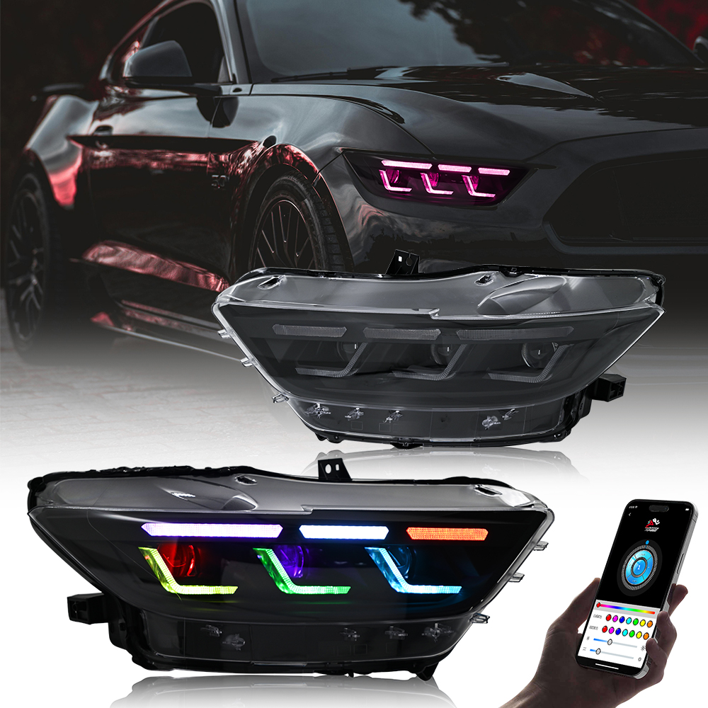Mustang RGB Headlights