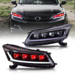 Faros delanteros Honda Accord TT-YG-A165 / TT-YG-A165-E para Honda Accord (2008–2012) Lámpara de cabeza - Miniatura de la galería de productos 3