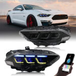 Fari Ford Mustang RGB Ford-A202-RGB Per Ford Mustang (2018–2023) Lampada frontale - Miniatura della galleria del prodotto 4