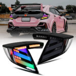ホンダ シビック ハッチバック テールライト SY-B110 / SY-B110RGB ホンダ シビック用 (2016–2021年) - 製品ギャラリーのサムネイル 5