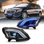Faros delanteros Mercedes-Benz Clase R BC-A251 para Mercedes-Benz W251 R320 R350 R500 (2010–2017) - Miniatura de la galería de productos 4