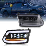 Dodge RAM Headlights TT-RAM-A207-4T / TT-RAM-A207-4T-S For RAM 1500 (2009–2018) / 2500 (2010–2018) Lampu Kepala - Gambar Kecil Galeri Produk 11