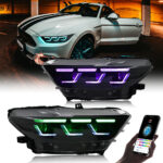 Fari Ford Mustang RGB Ford-A201-RGB Per Ford Mustang (2015–2017) Lampada frontale - Miniatura della galleria del prodotto 17