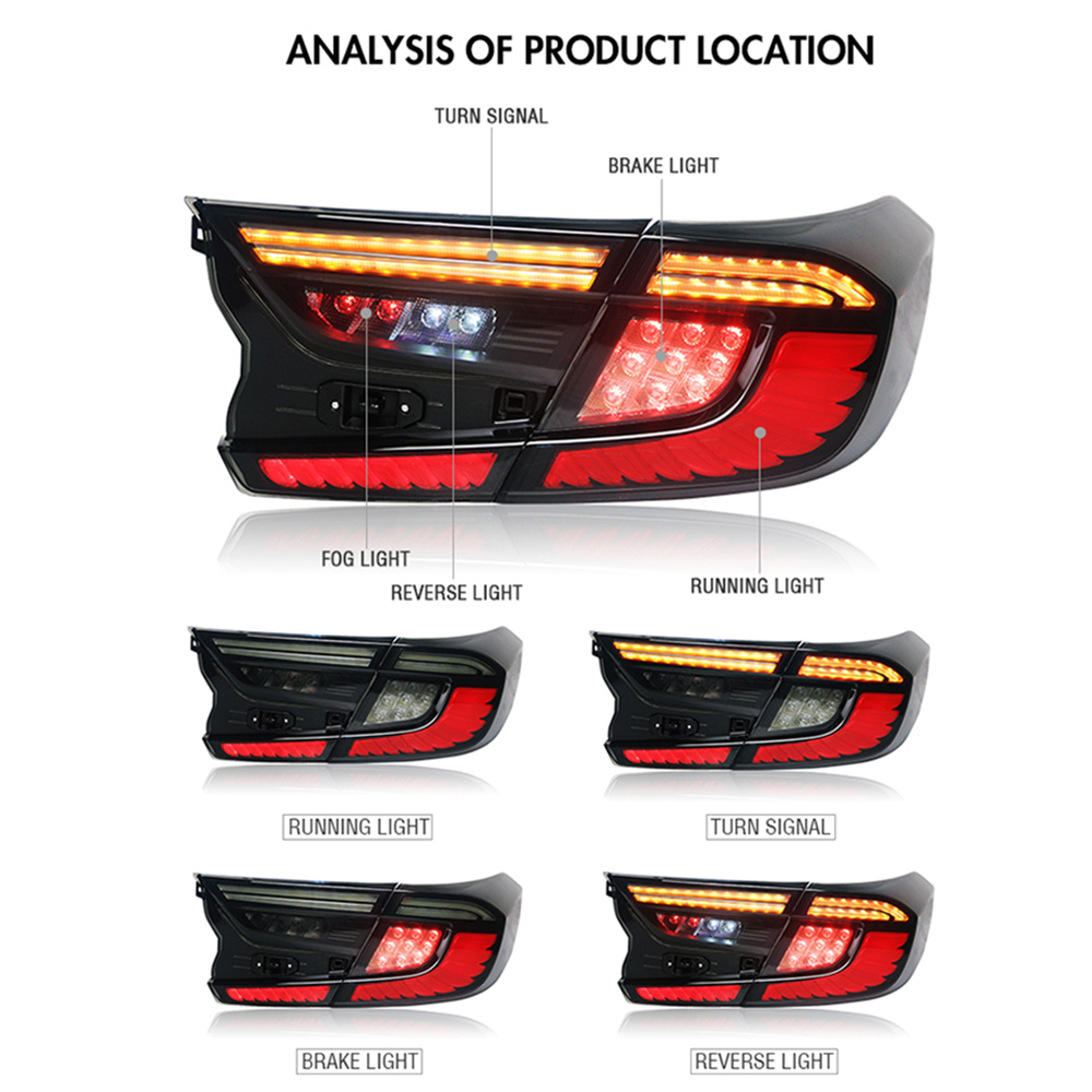 Honda Accord Tail Lights YG-B108H For Honda Accord (2018–2022) - View 8