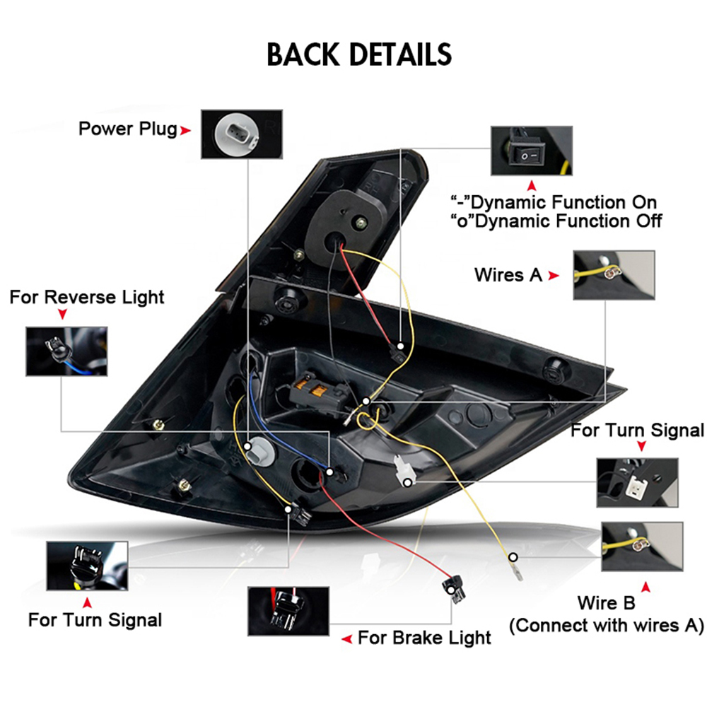 Honda Civic Hatchback Tail Lights SY-B110B For Honda Civic (2016–2021) - View 15
