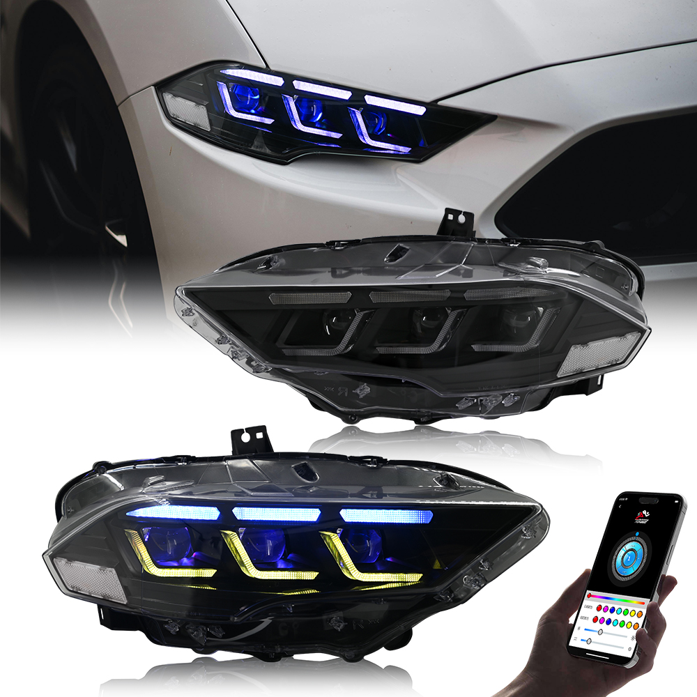 Mustang RGB Headlights