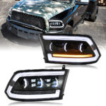 Dodge RAM Headlights TT-RAM-A207-4T / TT-RAM-A207-4T-S For RAM 1500 (2009–2018) / 2500 (2010–2018) Lampu Kepala - Gambar Kecil Galeri Produk 4