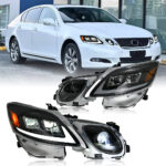 Faros delanteros Lexus GS GS-A507 para Lexus GS300 / GS350 / GS450h / GS460 (2006–2011) - Miniatura de la galería de productos 7
