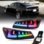 Luci posteriori Lexus IS TT-IS-B138B / TT-IS-B138B-RGB Per Lexus IS250 IS300 IS350 IS F (2006–2012) Fanale posteriore affumicato - Miniatura della galleria del prodotto 5