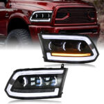 Dodge RAM Headlights TT-RAM-A207-4T / TT-RAM-A207-4T-S For RAM 1500 (2009–2018) / 2500 (2010–2018) Lampu Kepala - Gambar Kecil Galeri Produk 6