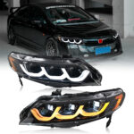 Fari Honda Civic SY-A284 Per Honda Civic (2006–2011) Lampada frontale - Miniatura della galleria del prodotto 8