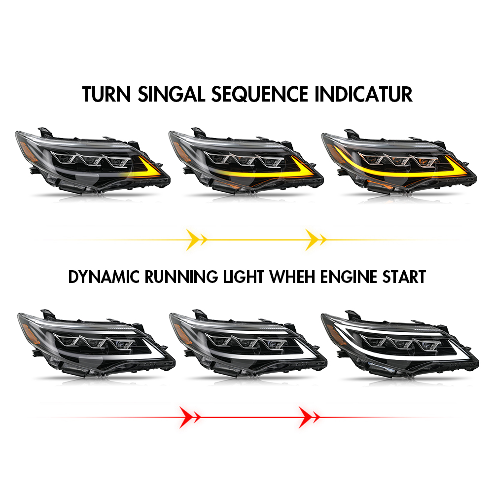 Toyota Camry Headlights CMR-A192B LED Headlamp For Toyota Camry (2012–2014) 7th Gen Pre-Facelift - View 10
