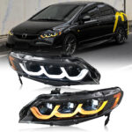 Fari Honda Civic SY-A284 Per Honda Civic (2006–2011) Lampada frontale - Miniatura della galleria del prodotto 15