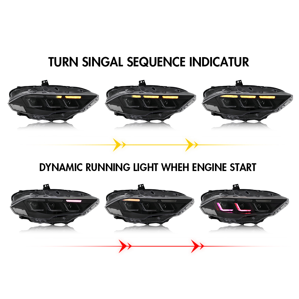 Mustang RGB Headlights