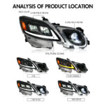 Faros delanteros Lexus GS GS-A507 para Lexus GS300 / GS350 / GS450h / GS460 (2006–2011) - Miniatura de la galería de productos 9