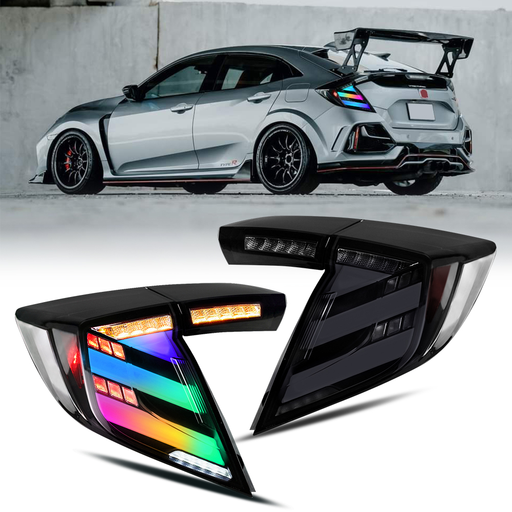 Honda Civic Hatchback Tail Lights SY-B110 / SY-B110RGB For Honda Civic (2016–2021) - View 7