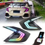 Feux arrière Honda Civic SY-B111-B / SY-B111-RGB pour Honda Civic (2016–2019) - Vignette de la galerie de produits 4