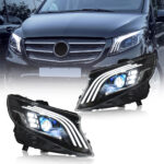 Faros delanteros Mercedes-Benz Metris VT-A169 para Mercedes-Benz Metris (2017–2022) Lámpara de cabeza - Miniatura de la galería de productos 13