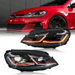 Volkswagen Golf 7 Lampu depan GLF-A282-A Untuk VW Golf MK7 (2015–2017) Lampu Kepala - Gambar Kecil Galeri Produk 6
