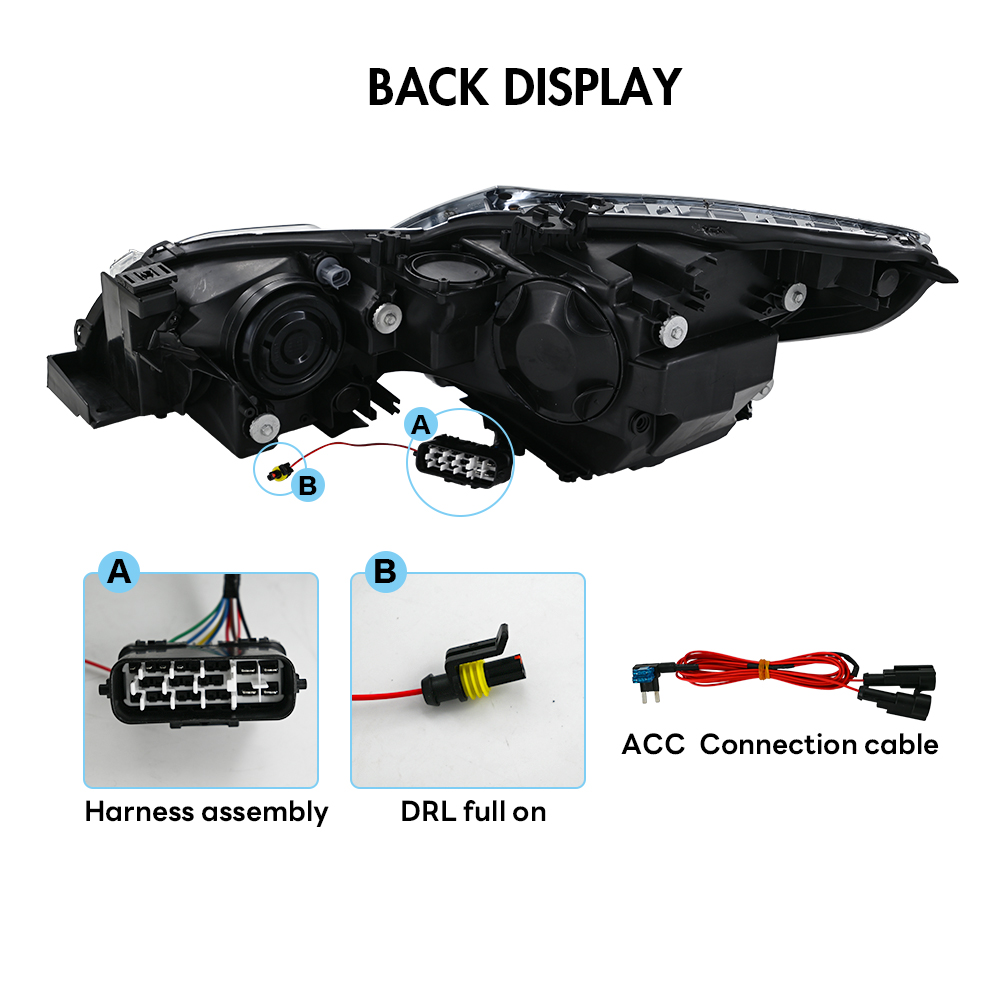 Lexus GS Headlights GS-A507 For Lexus GS300 / GS350 / GS450h / GS460 (2006–2011) - View 11