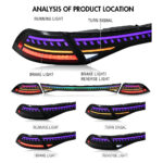 Luces traseras Honda Accord YG-B220K-RGB para Honda Accord (11ª generación) - Miniatura de la galería de productos 12