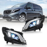 Mercedes-Benz Metris Headlights VT-A169 For Mercedes-Benz Metris (2017–2022) Head Lamp - Product Gallery Thumbnail 3