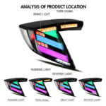 ホンダ シビック ハッチバック テールライト SY-B110 / SY-B110RGB ホンダ シビック用 (2016–2021年) - 製品ギャラリーのサムネイル 9