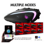 Faros delanteros RGB para Chevrolet Corvette A205-RGB para Chevy Corvette C6 (2005–2013) Lámpara de cabeza - Miniatura de la galería de productos 9