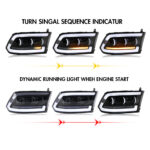 Dodge RAM Headlights TT-RAM-A207-4T / TT-RAM-A207-4T-S For RAM 1500 (2009–2018) / 2500 (2010–2018) Lampu Kepala - Gambar Kecil Galeri Produk 8