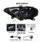 Ford Mustang Scheinwerfer Ford-A201B-T Für Ford Mustang (2015–2017) Stirnlampe - Miniaturansicht der Produktgalerie 11