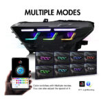 Fari Ford Mustang RGB Ford-A201-RGB Per Ford Mustang (2015–2017) Lampada frontale - Miniatura della galleria del prodotto 13