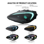 Faros delanteros RGB para Chevrolet Corvette A205-RGB para Chevy Corvette C6 (2005–2013) Lámpara de cabeza - Miniatura de la galería de productos 10