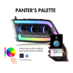 Lampu Depan Dodge RAM A207-4T-RGB Untuk RAM 1500 (2009–2018) / 2500 (2010–2018) Lampu Kepala - Gambar Kecil Galeri Produk 10