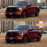 Faros delanteros Ford F150 Serie F150-A500 (ABECEDARIO) Para Ford F150 (2021–2023) Lámpara de cabeza - Miniatura de la galería de productos 8
